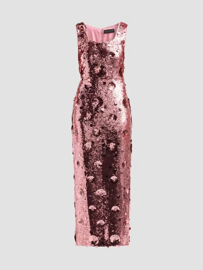 Elie Tahari The Charlie Sequin Dress In Pattern