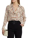 Elie Tahari The Ciaran Blouse In Multi