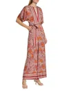 Elie Tahari Women's The Ines Printed Silk-blend Jumpsuit In Botanic Print Combo