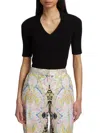Elie Tahari Women's The Laura Polo Pullover In Noir