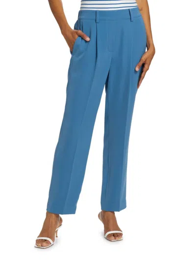 Elie Tahari Women's The Willow Straight Pants In Blue