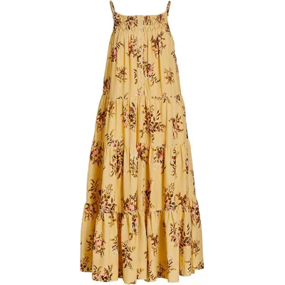 Elie Tahari Womens Floral Print Maxi Sundress In Multi