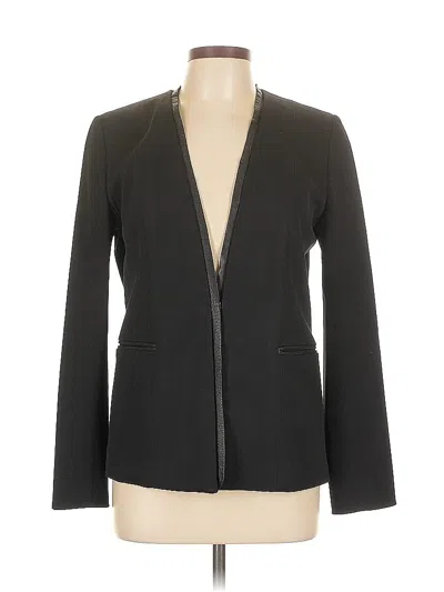 Pre-owned Elie Tahari Wool Blazer Jacket In Black
