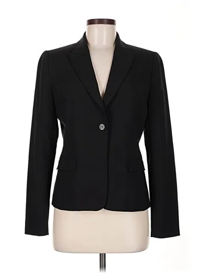 Pre-owned Elie Tahari Wool Blazer Jacket In Black