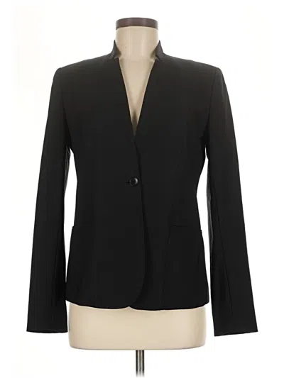 Pre-owned Elie Tahari Wool Blazer Jacket In Black