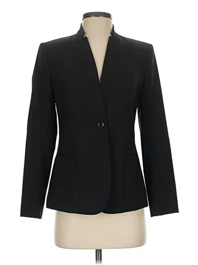 Pre-owned Elie Tahari Wool Blazer Jacket In Black