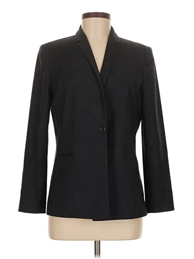 Pre-owned Elie Tahari Wool Blazer Jacket In Blue