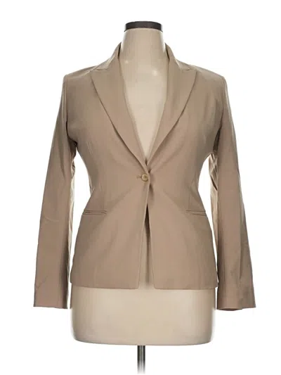 Pre-owned Elie Tahari Wool Blazer Jacket In Brown