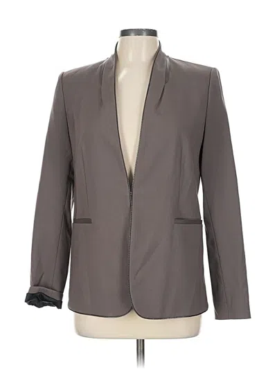 Pre-owned Elie Tahari Wool Blazer Jacket In Gray