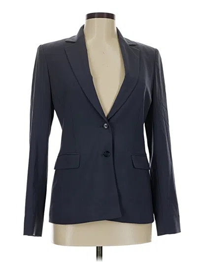 Pre-owned Elie Tahari Wool Blazer Jacket In Gray