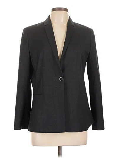 Pre-owned Elie Tahari Wool Blazer Jacket In Gray