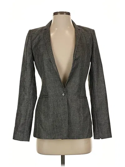Pre-owned Elie Tahari Wool Blazer Jacket In Gray