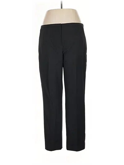 Pre-owned Elie Tahari Wool Pants In Black