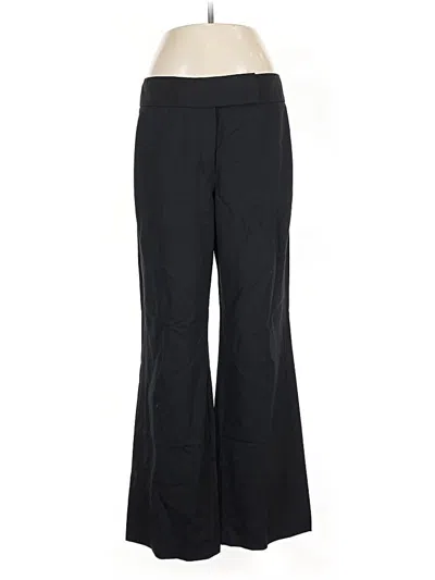 Pre-owned Elie Tahari Wool Pants In Black