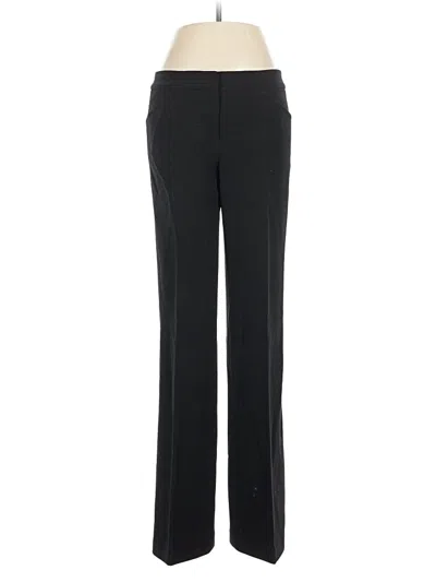 Pre-owned Elie Tahari Wool Pants In Black