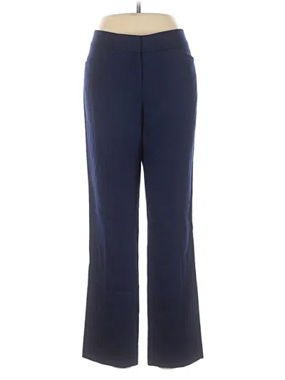 Pre-owned Elie Tahari Wool Pants In Blue