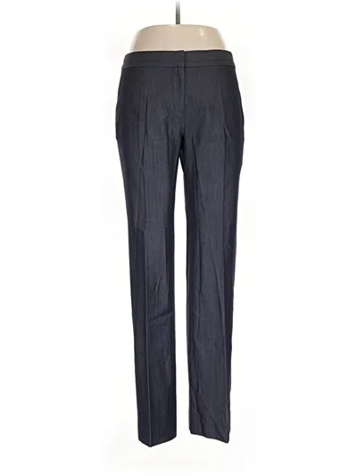 Pre-owned Elie Tahari Wool Pants In Blue