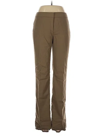Pre-owned Elie Tahari Wool Pants In Brown