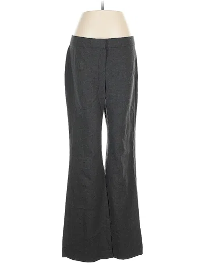 Pre-owned Elie Tahari Wool Pants In Gray