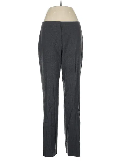 Pre-owned Elie Tahari Wool Pants In Gray