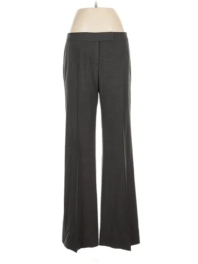 Pre-owned Elie Tahari Wool Pants In Gray