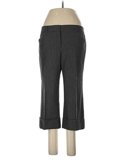 Pre-owned Elie Tahari Wool Pants In Gray