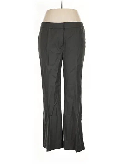 Pre-owned Elie Tahari Wool Pants In Gray