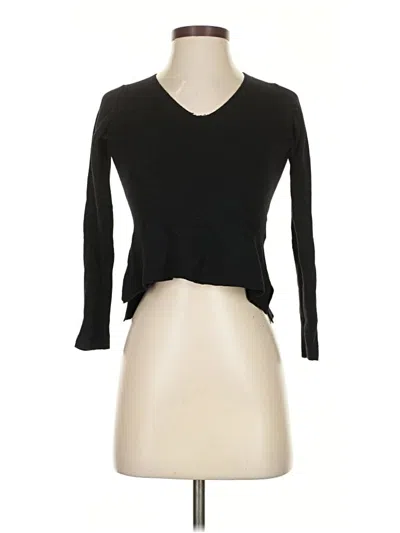Pre-owned Elie Tahari Wool Pullover Sweater In Black