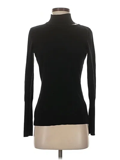 Pre-owned Elie Tahari Wool Pullover Sweater In Black