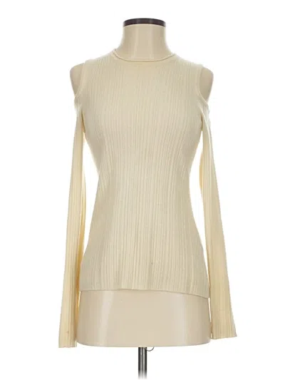 Pre-owned Elie Tahari Wool Pullover Sweater In Tan