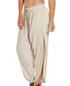 Elif Women's Corbel Harem Pants In Taupe In Beige