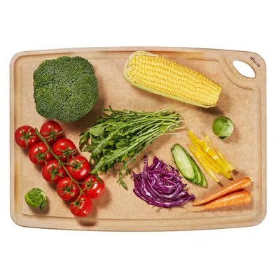 Elihome Classic Extra Large Kitchen Cutting Board In Neutral