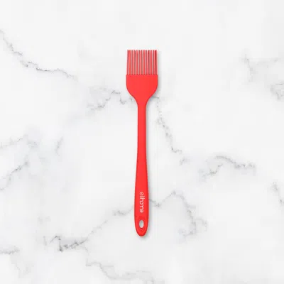 Elihome Mini Silicone Basting Pastry Brush In Red
