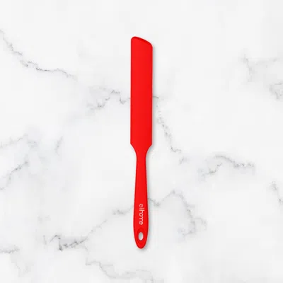 Elihome Skinny Silicone Jar Spatula Spreader In Red