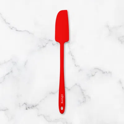 Elihome Skinny Silicone Spatula For Cooking In Red