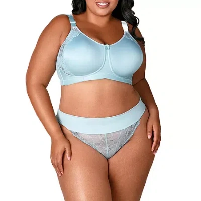 Elila Fancy Smooth Tanga 3903 In Blue