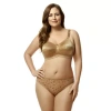 Elila Leopard Lace Softcup Full Coverage Bra - 1203 In Brown