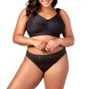 Elila Super Curves Full Coverage Softcup Bra 1305 In Black