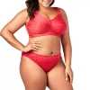 Elila Super Curves Full Coverage Softcup Bra 1305 In Red