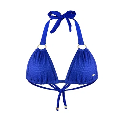 Deessa Ibiza Women's Azure Bikini Top Molly Blue