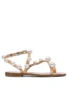 Elina Linardaki Sandals In Neutral