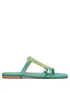 Elina Linardaki Strappy Slide Sandals