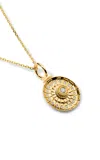 Elior 18k Gold Metropolis Spin Charm Pendant