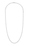 Elior 18k White Gold Rose Cut Diamond Chain