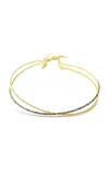 Elior 18k Yellow Gold Bubble X Flexible Choker In Multicolor