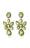 Elior 18k Yellow Gold Colour Intense Statement Earrings