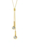 Elior Headphone 18k Yellow Gold Bolo Necklace