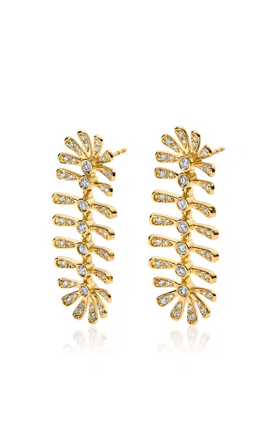 Elior Metropolis 18k Yellow Gold Diamond Earrings