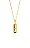 Elior Mini Pill 18k Yellow Gold Necklace