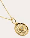 Elior 18k Gold Metropolis Spin Charm Pendant In Gold